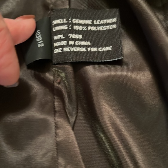 Avanti Medium vintage real leather jacket - Picture 4 of 12